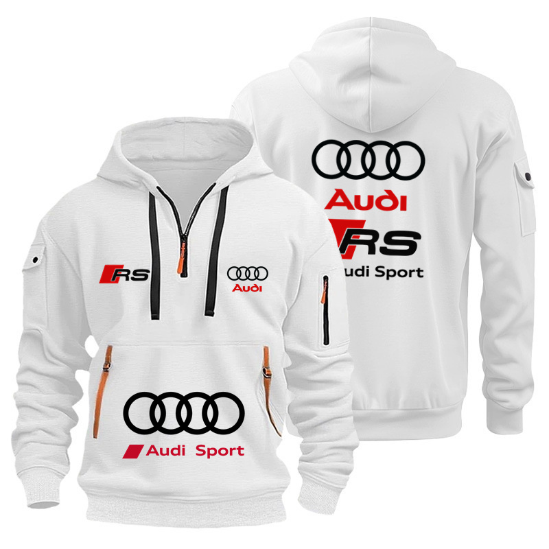 Brand Of Streetwear - Audi Brand Unisex Motorcycle Racing Hoodie