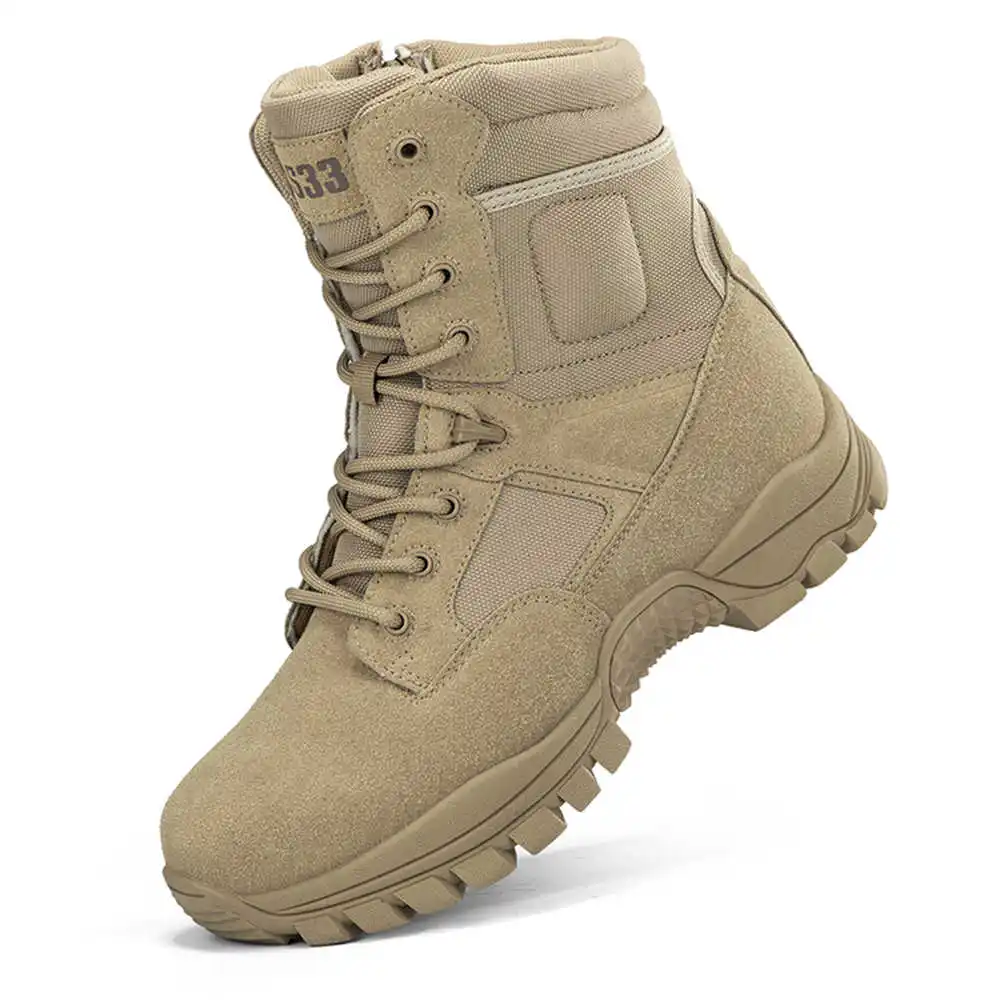 Streetwear Brand Expensive - Nonslip Genuine Leather Hiking Boots Designer