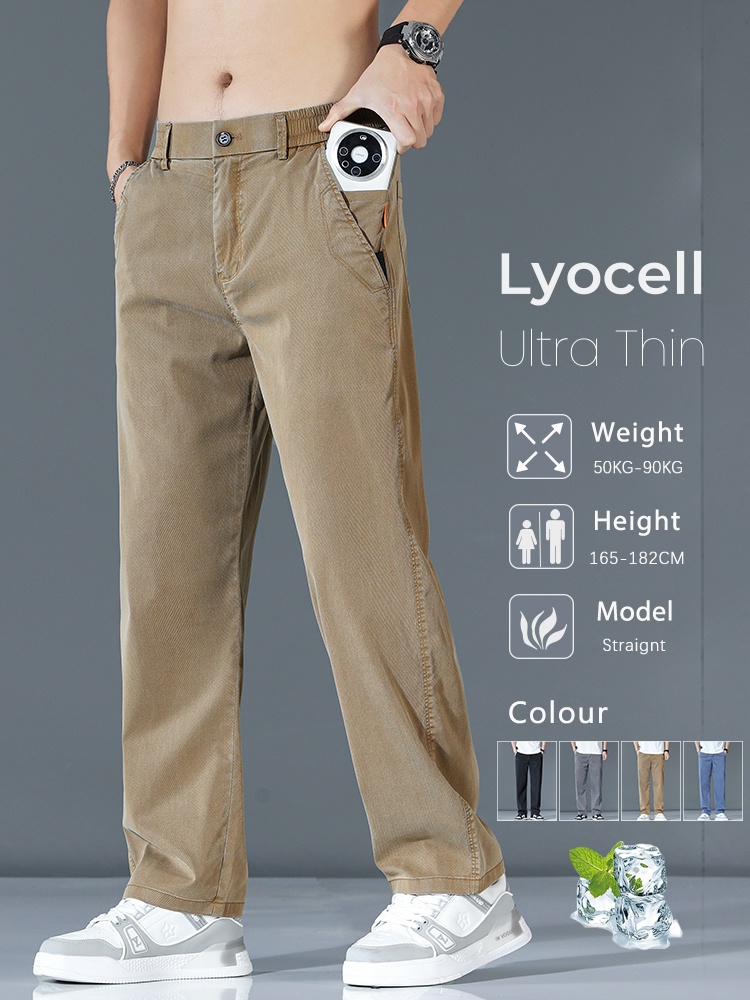 Streetwear Brand Pants - Ultra-thin Lyocell Fashion Loose Casual Pants
