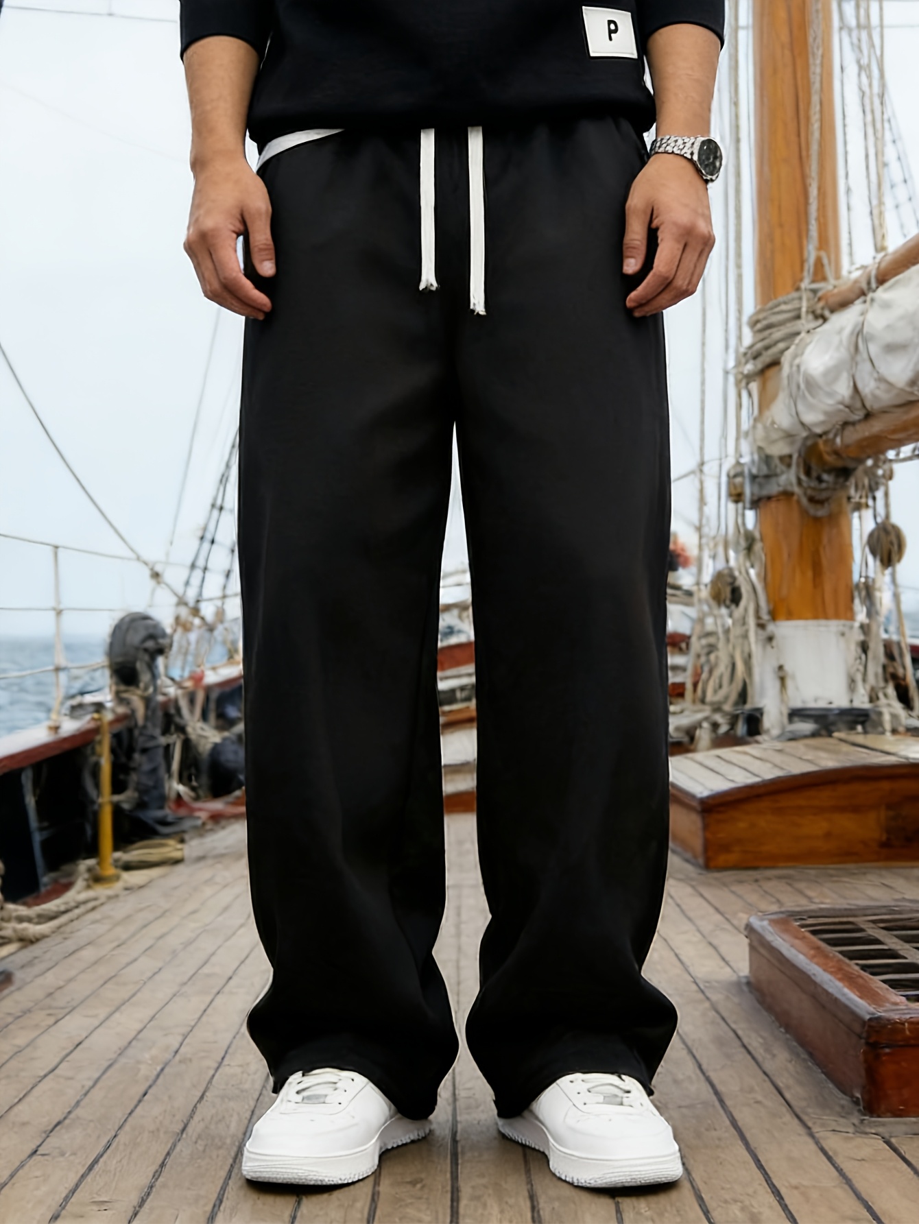FGKKS Men White Pants Fashion  - огляд і ціна Streetwear Brand Pants