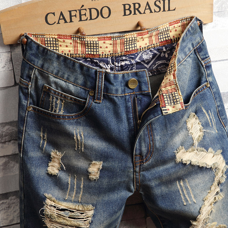 Ripped Hip-hop Denim Shorts Me - огляд і ціна Streetwear Brand Pants