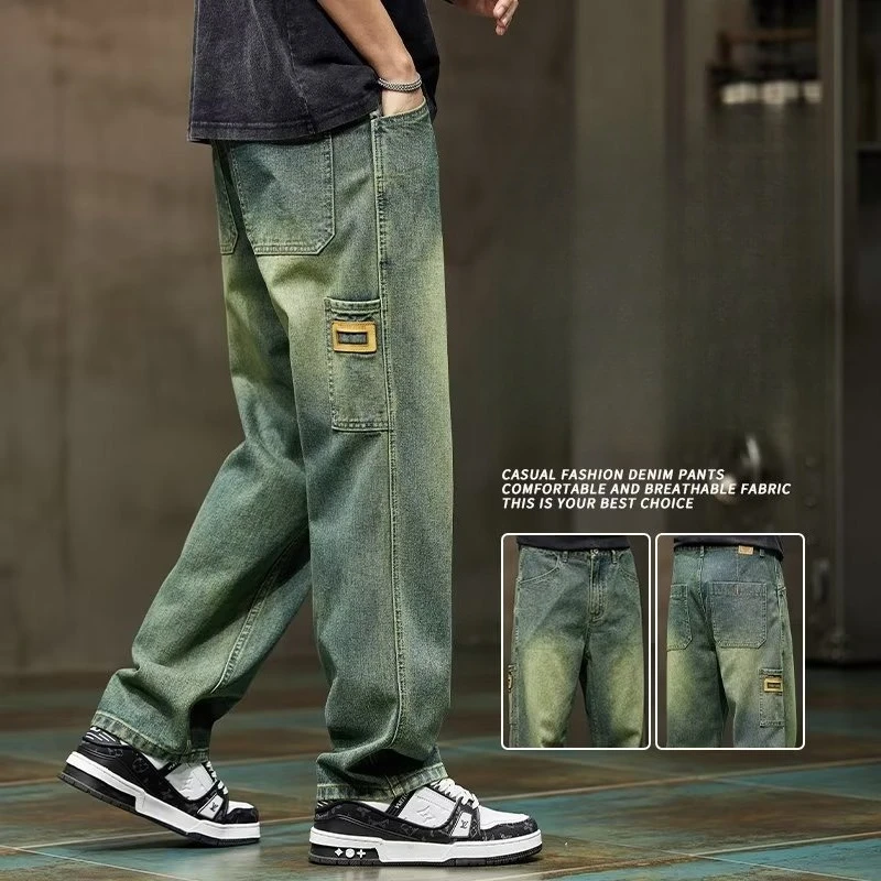 Korean Fashion Vintage Jeans M - огляд і ціна Streetwear Brand Pants