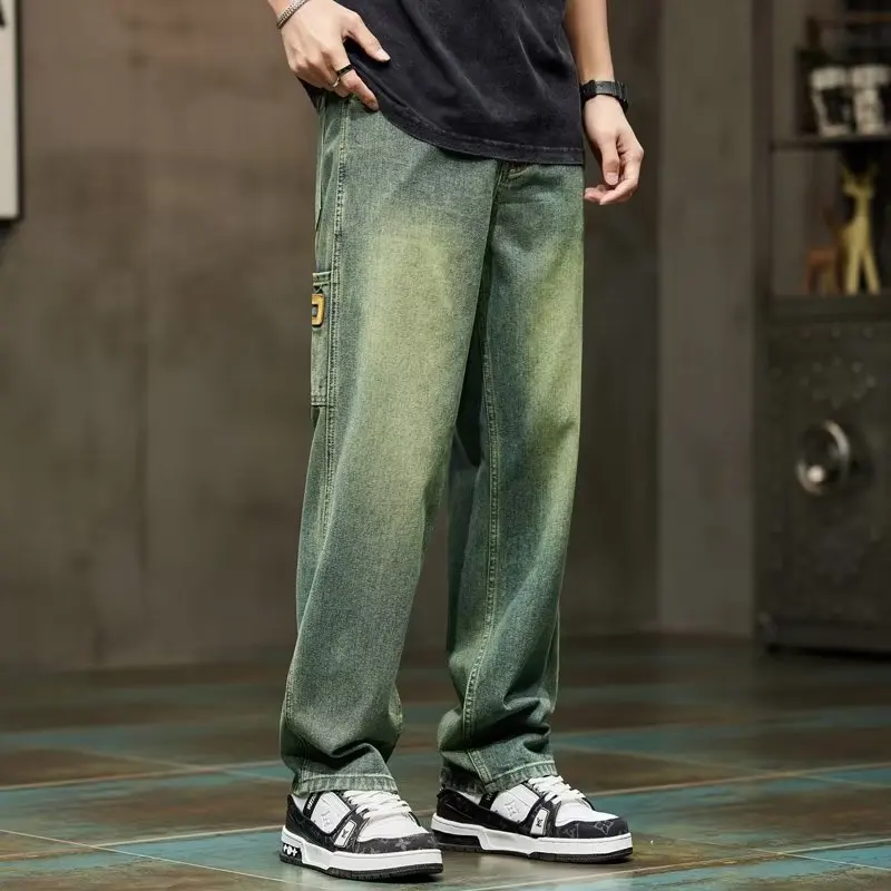 Korean Fashion Vintage Jeans M - огляд і ціна Streetwear Brand Pants