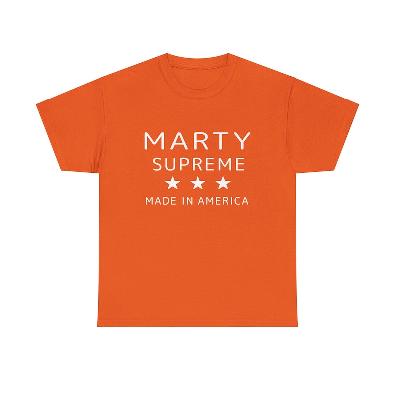 Marty Supreme Orange Cotton T- - огляд і ціна Supreme Brand Streetwear