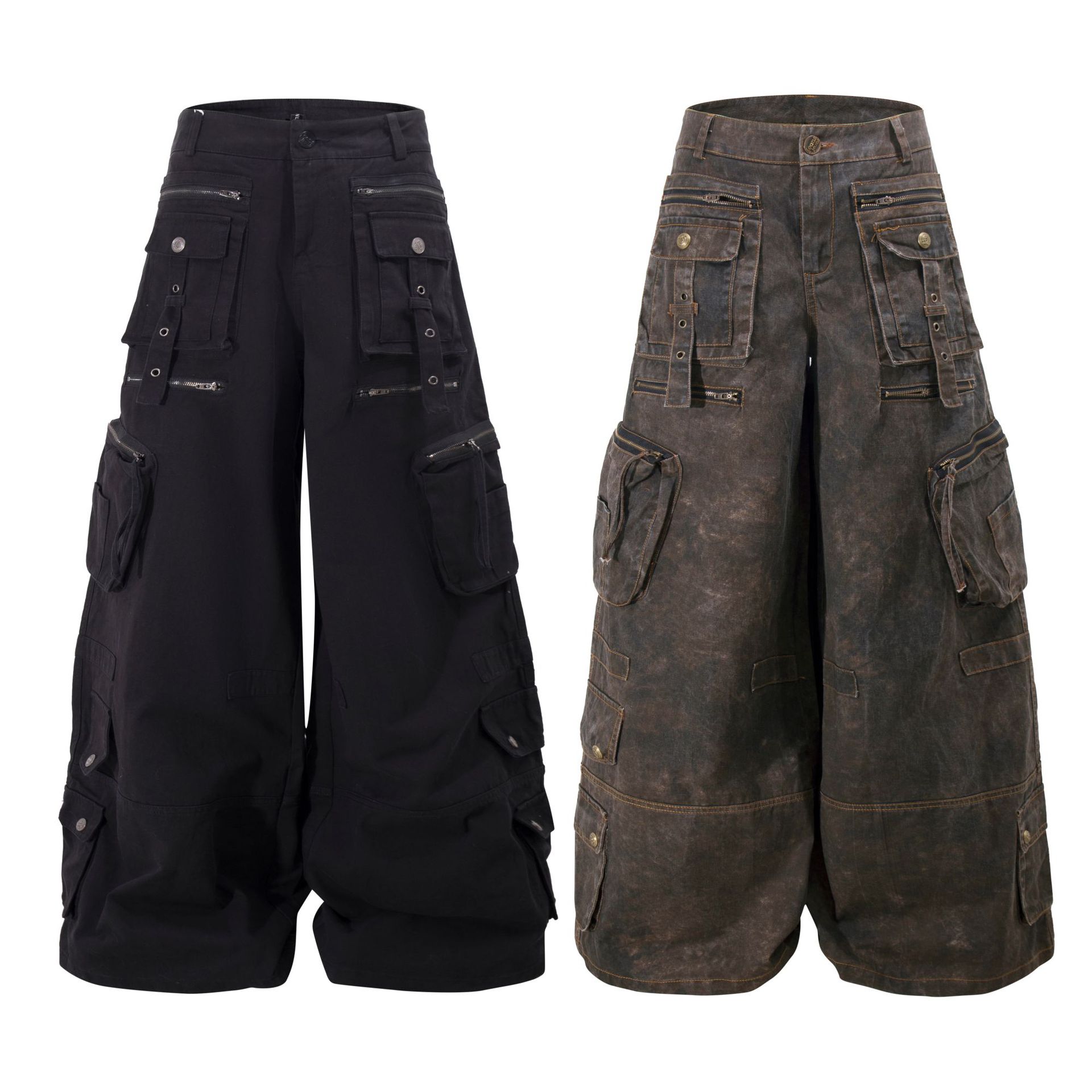 Grunge Techwear Wide Leg Cargo - огляд і ціна Streetwear Brand Pants