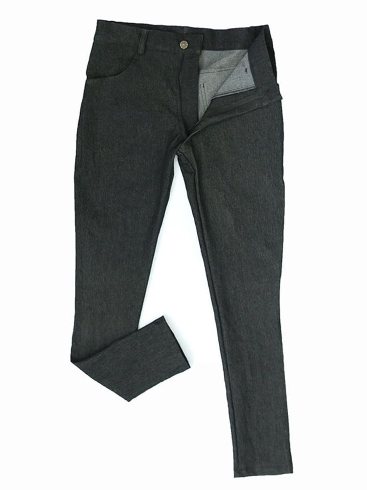 M-3XL Mens Elastic Denim Jeans - огляд і ціна Streetwear Brand Pants