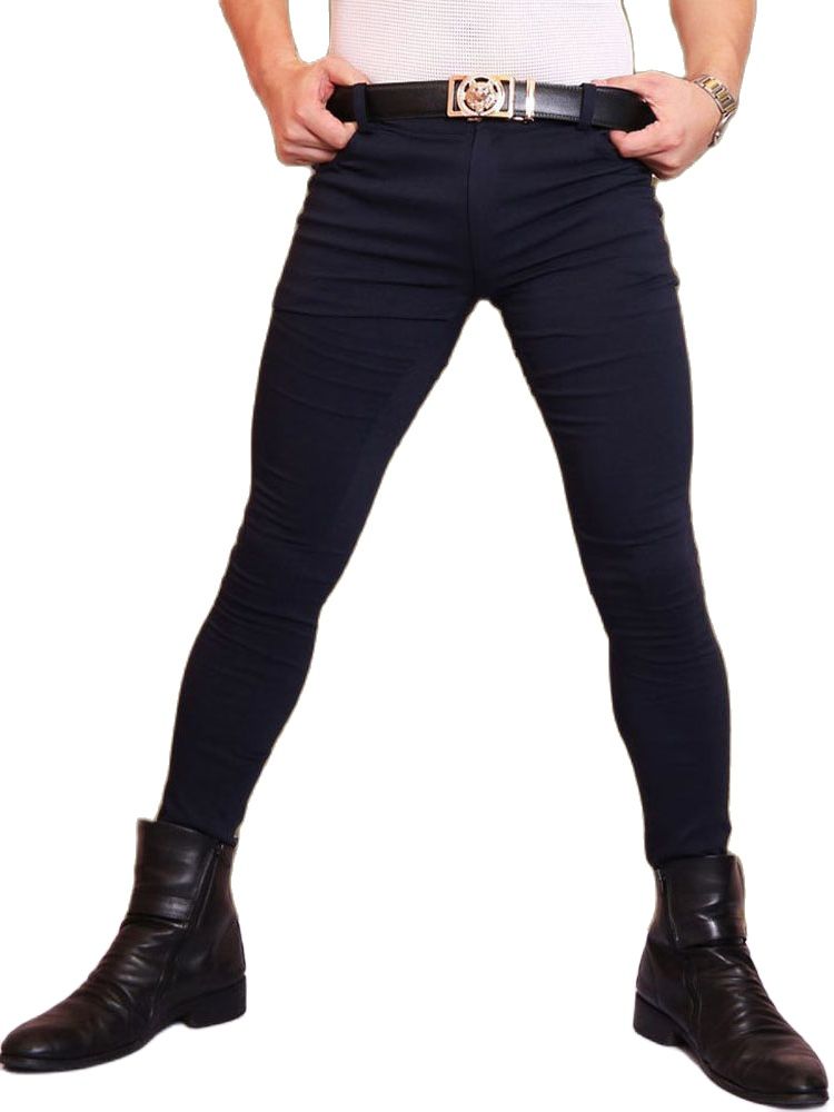 M-3XL Mens Elastic Denim Jeans - огляд і ціна Streetwear Brand Pants