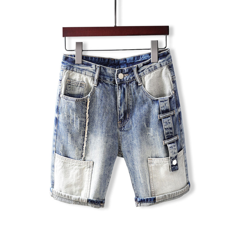 Men's Short Jeans Pants with P - огляд і ціна Streetwear Brand Pants
